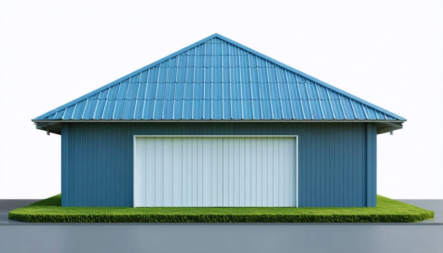 A well-maintained shed with a properly waterproofed roof