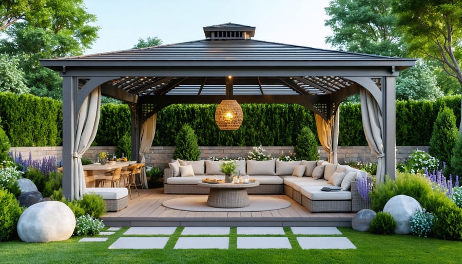 9 L-Shaped Gazebo Ideas to Transform Your Backyard Oasis