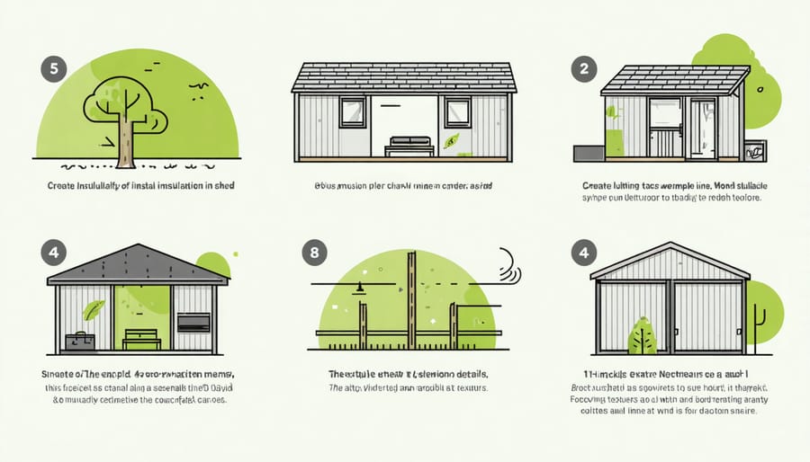 Step-by-step installation guide for eco-friendly shed insulation