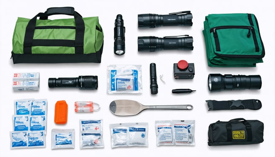 Complete emergency preparedness kit with essential safety supplies