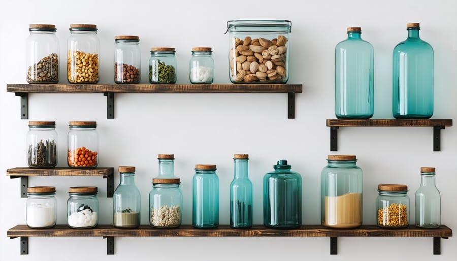 Variety of storage solutions crafted from recycled and reclaimed materials