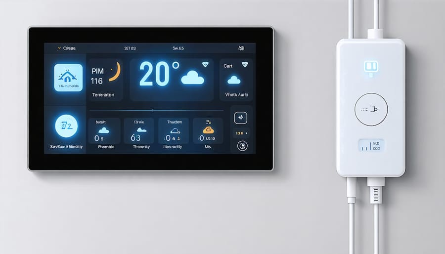 Smart monitoring system controlling shed climate conditions