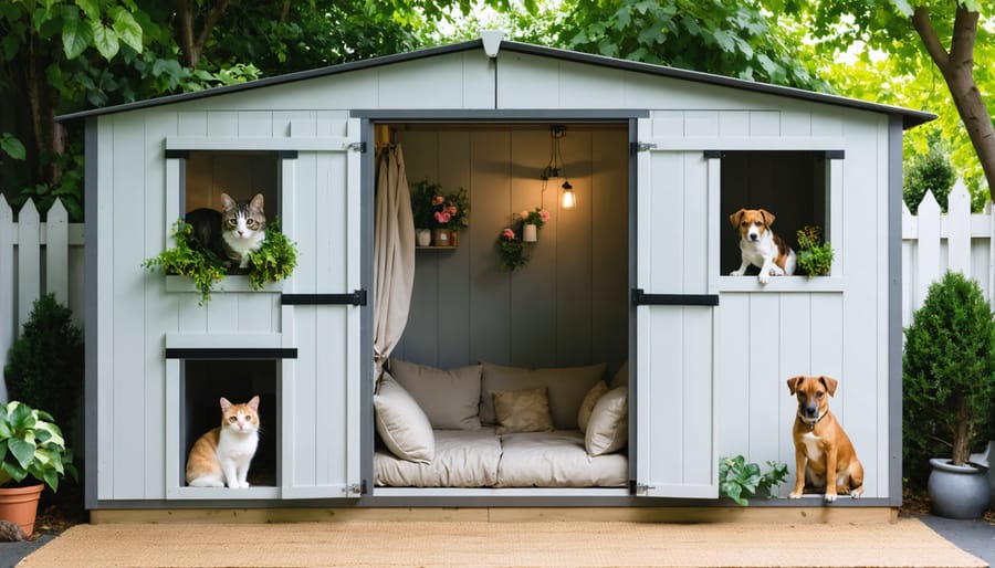 Transform Your Storage Shed Into a Cozy Pet Paradise
