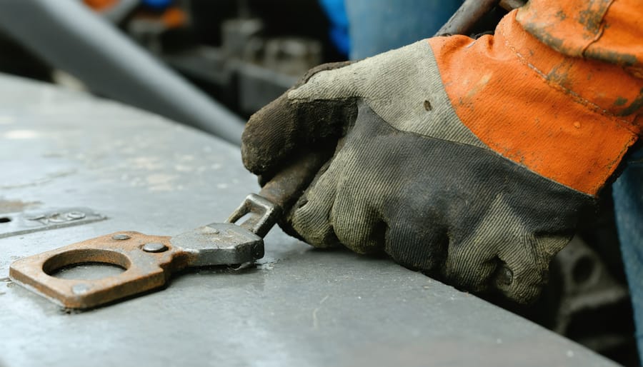 Maintenance and lubrication of 3-point door lock mechanism