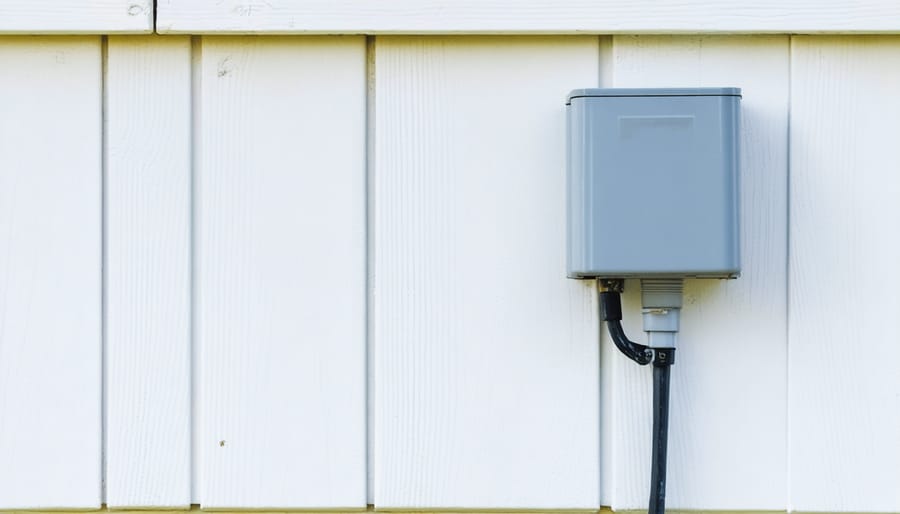 Step-by-step installation guide showing correct mounting height and sealing techniques for a junction box