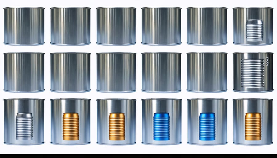 Demonstration of aluminum cans being prepared and assembled into heat collector columns