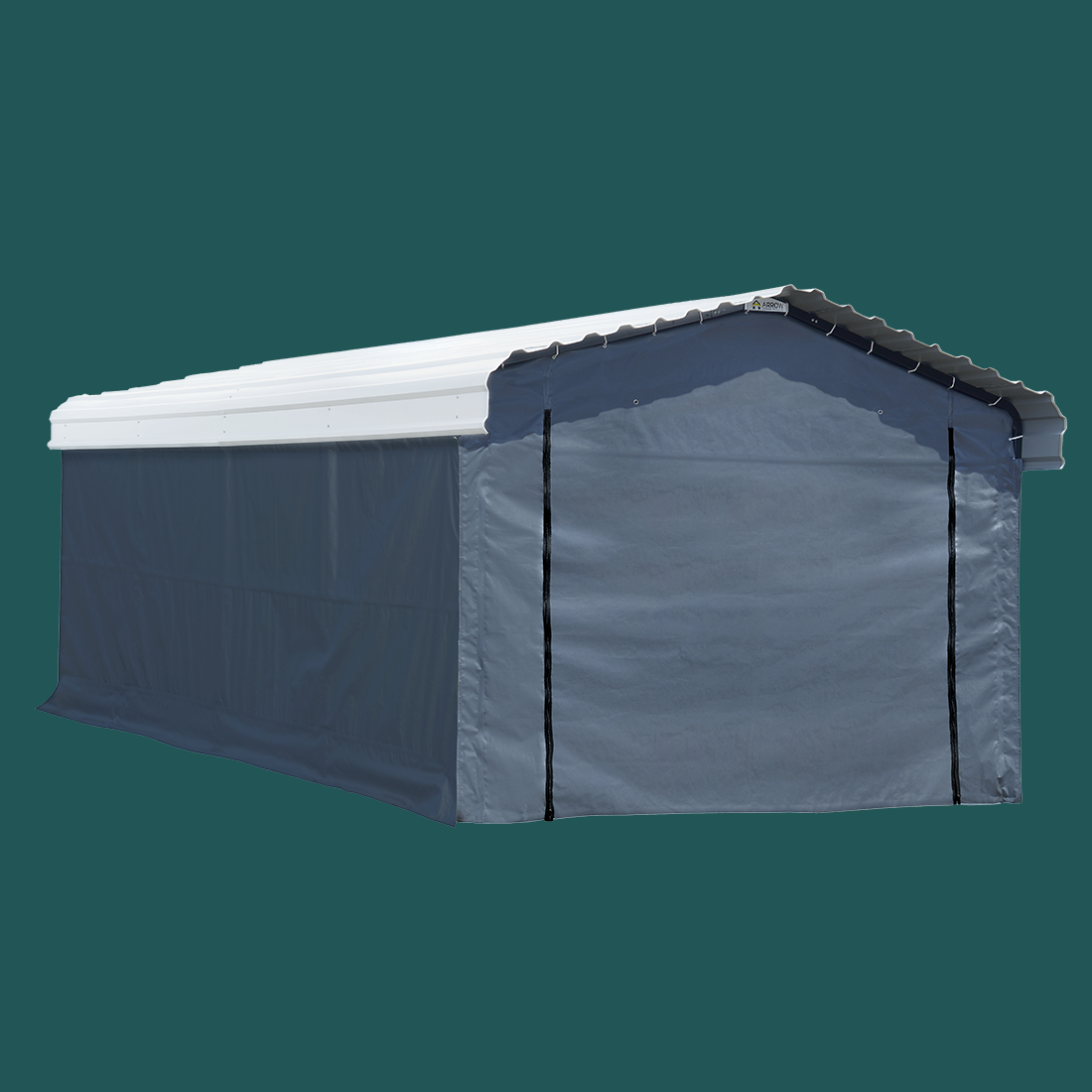 Arrow Enclosure kit for 12 x 20 ft carport grey