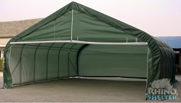 Rhino Horse/Livestock Run In Shelter House 22'Wx24'Lx12'H