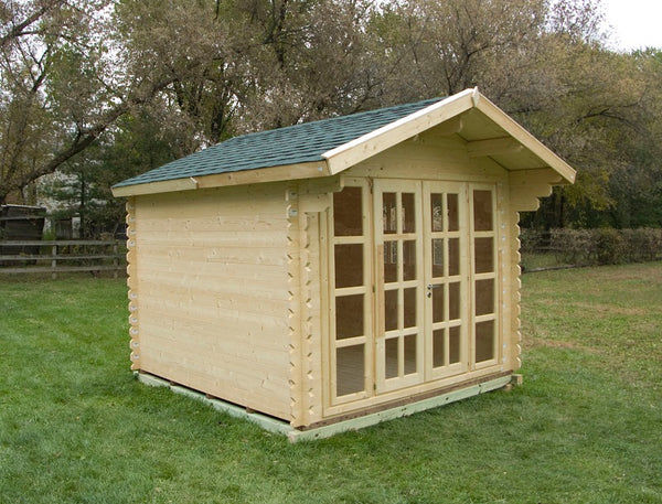 Brightoln 10 x 10 Wood Garden Shed