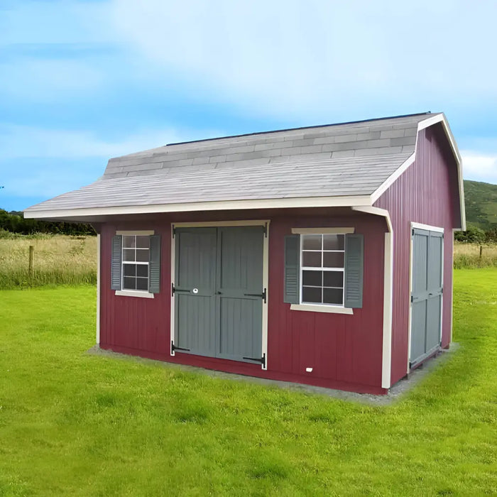 Classic Small Barn Shed Kit with Overhang