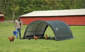 ShelterLogic Small Livestock Portable Round Style Shelter 8x10x5