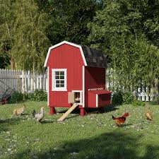 Little Cottage Gambrel Barn Run Chicken Coop Panelized Kit w/floor - 4L x 4W ft.