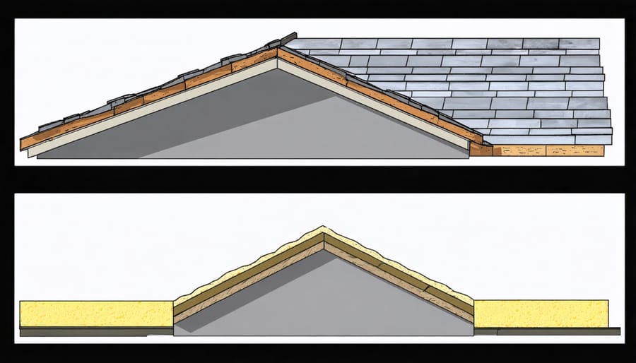 DIY installation process of adding rigid foam insulation to a shed roof