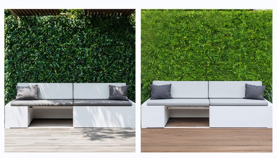 Outdoor bench converting into a weatherproof storage container