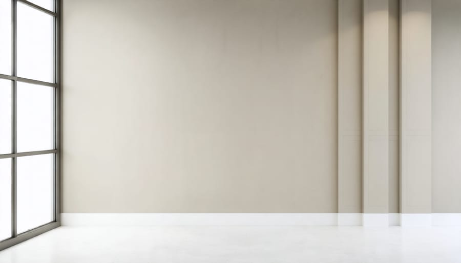 Four-panel image showing different stages of shed surface preparation for eco-paint
