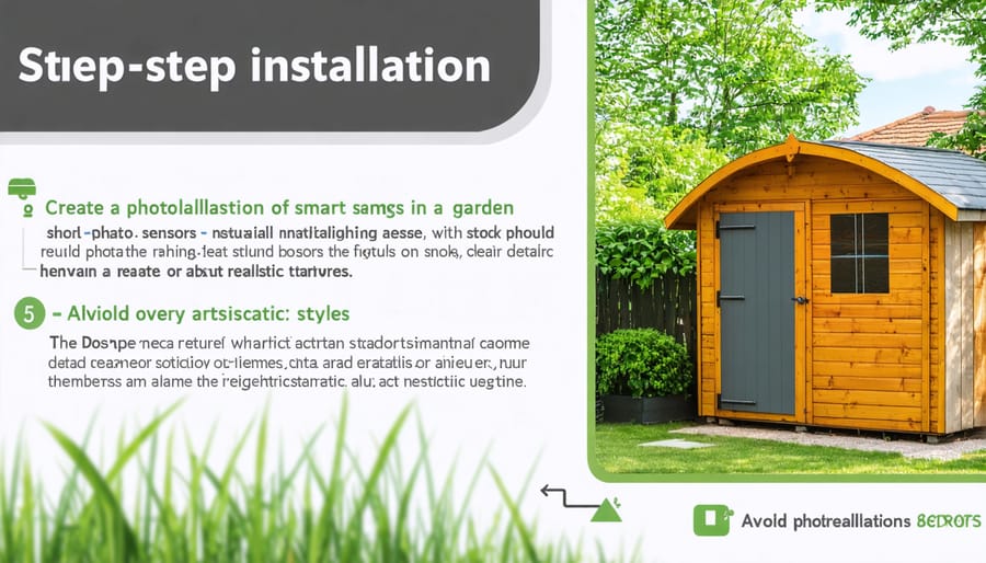 DIY installation process of smart monitoring system in a shed