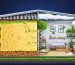 Cross-section of a tin shed illustrating effective insulation layers, demonstrating protection from extreme weather conditions with a comfortable interior environment.