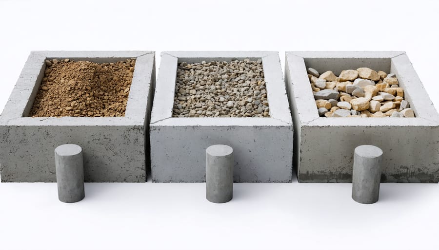 Comparison of three popular shed foundation types: concrete blocks, post foundations, and pier systems