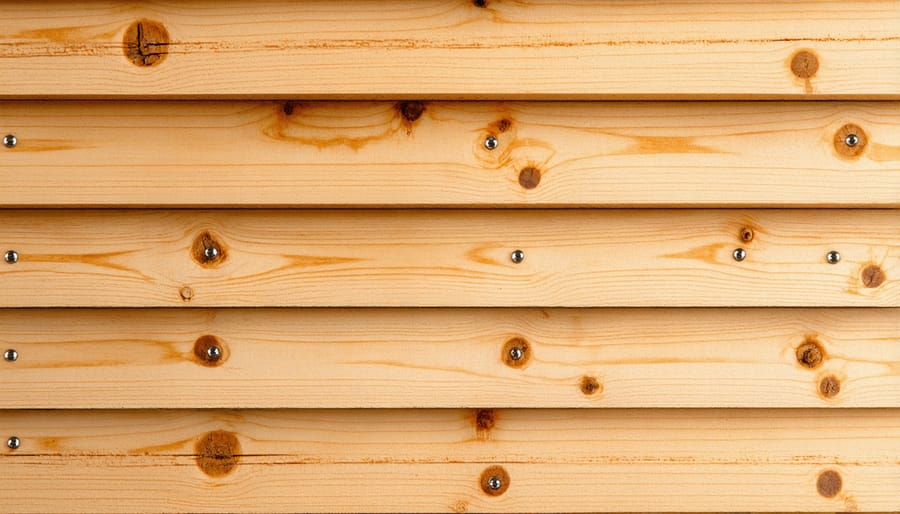Ground contact pressure-treated 2x4s properly installed with appropriate hardware and ground clearance